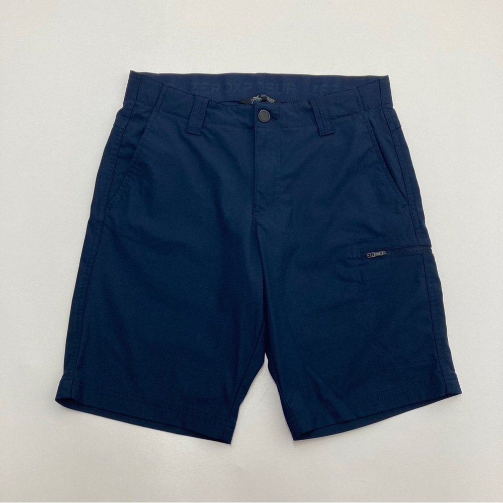 Zeroxpousur Navy Blue Athletic Cargo Shorts Mens Size 30